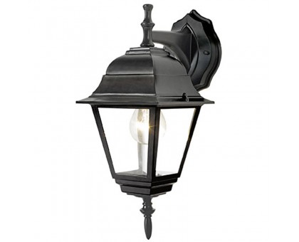 13395 Уличный настенный светильник BELFORT, 1x60W(E27),сталь/черный/стекло/прозрачный