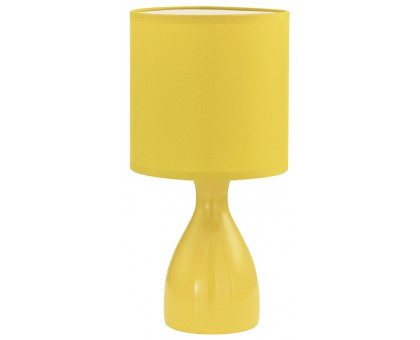 13482 Настольная лампа керамика, Е14, желтый