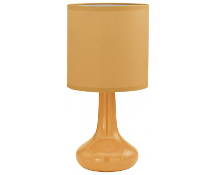13485 Настольная лампа керамика, Е14, оранжевый, шт