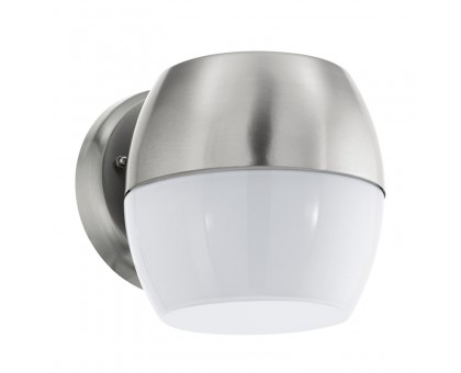 Уличный светодиодный светильник настенный ONCALA, 11W(LED), H140, L150, нержав. сталь/cатин. стекло, белый