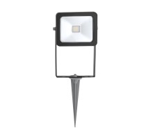 96284 Уличный светодиодный спот на колышке FAEDO 2, 10W(LED), алюминий, черный/стекло, прозрачный