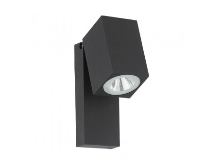 Уличный светодиодный настенный светильник SAKEDA, 5W(LED), L70, H170, литой алюминий, антрацит