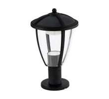 96296 Уличный светодиодный светильник напольный COMUNERO, 1х6W (LED), H300, лит. алюм, черн, серебря