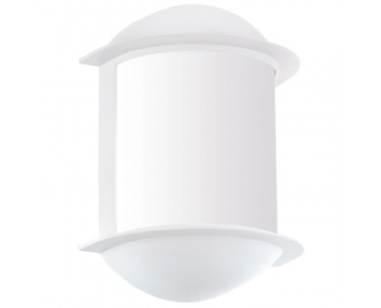 96353 Уличный светодиодный настенный светильник ISOBA, 1х6W (LED), H220, алюм, белый/пластик, белый