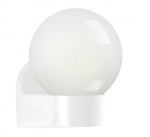 Уличный светильник настенный LORMES, 1х28W(E27), H195, пластик, белый/пластик, белый