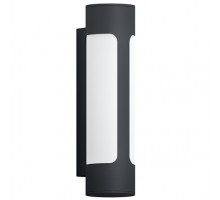 Уличный светод. светильник наcтенный TONEGO, 2х6W(LED), L75, H310, A100, гальван. сталь, антрацит/пластик, белый