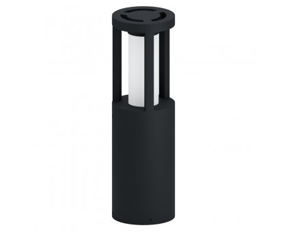 Уличный светодиодный наземный светильник GISOLA, 1х12W(LED), Ø150, H450, лит. алюминий, антрацит / пластик, матовый