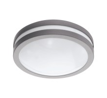 Уличный светод. светильник наcтенно-потол. LOCANA-C умный свет, 14W(LED), Ø260, H95, 3000K, гальв. сталь, серебрян./пластик, белый