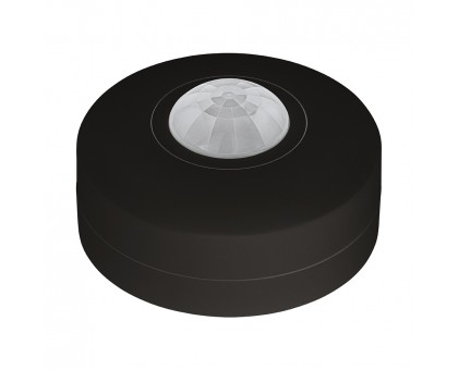 Датчик движения DETECT ME 6, Ø90, A55, 360°, 12м, 10-900 сек., пластик, черный