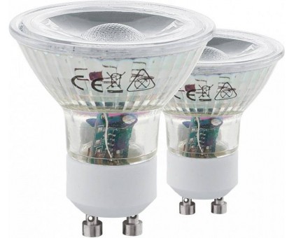 Светодиодная лампа СOB, 2х5W (GU10), 4000K, 400lm, 2 шт. в комплекте