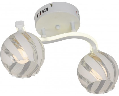 Люстра MS9275/2 Канди Белый E27 60W с LED подсветкой