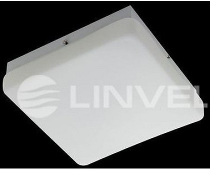 Светильник накладной LG 8160L white 2*E14 IP44 Max 60W L300 W300 H80mm Люстра "таблетка"