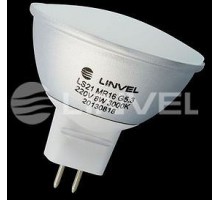 Лампа светодиодная LINVEL LS-21 9.5W 220V G5.3 MR16 3000K 450Lm