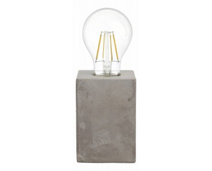 Настольная лампа PRESTWICK, 1х60W (E27), 90х90, H130, керамика, серый